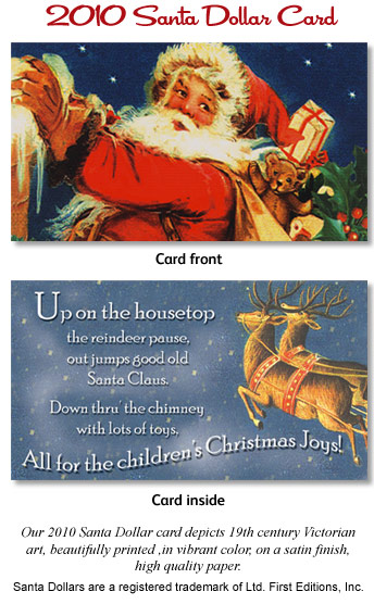2010 Santa Dollar